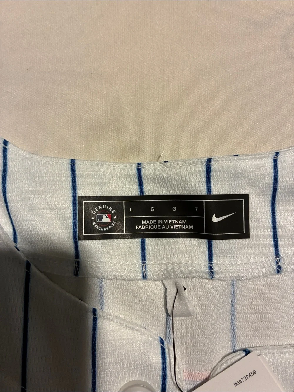 Youth Nike White/Blue Pinstripe New York Mets Kids Baseball Jersey